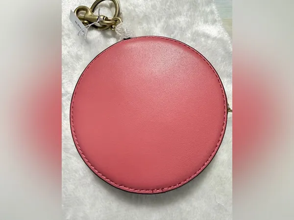 C6096 Disney X Coach Coin Pouch Bag Charm With Mickey Mouse Watermelon - Image 2