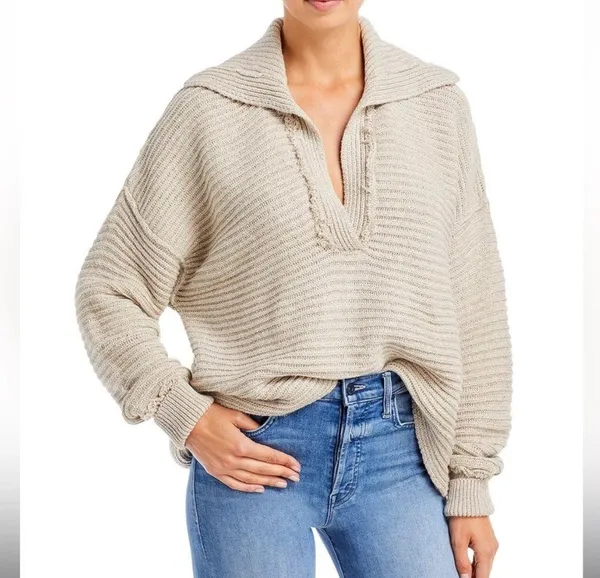 Free People Marlie Pullover Knit Sweater - Image 3