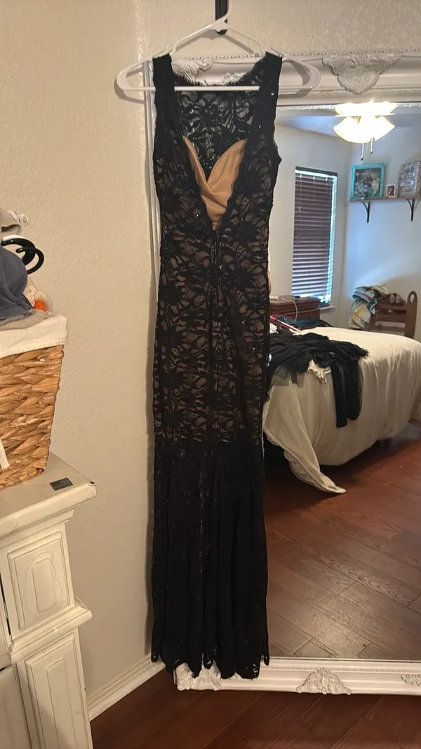 B Darlin Black lace dress - Image 2