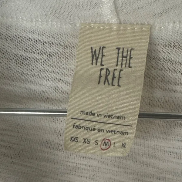 We The Free Summer‎ Thing White Sleeveless Turtleneck Top Sz M - Image 7