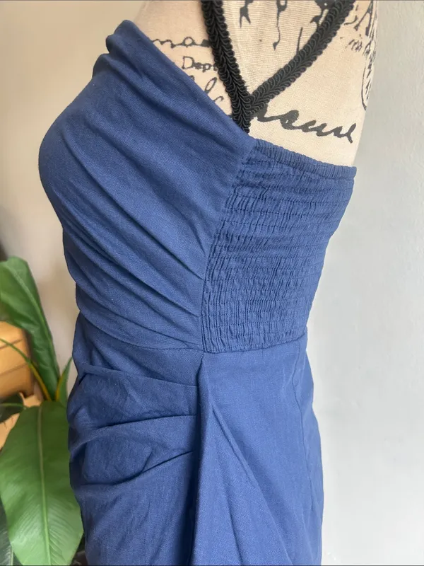 Hello Molly Strapless Blue Mini Dress Size 6 NWT - Image 6