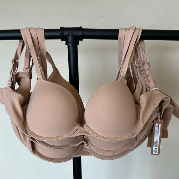 SKIMS Fits Everybody Push‎ Up Demi Bra - Clay NWT 38DD - Image 4