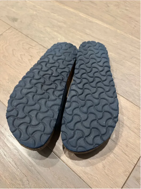 Birkenstock Madrid Big Gold Buckle Midnight Nubuck Nar - Navy - size 38 EU - Image 7