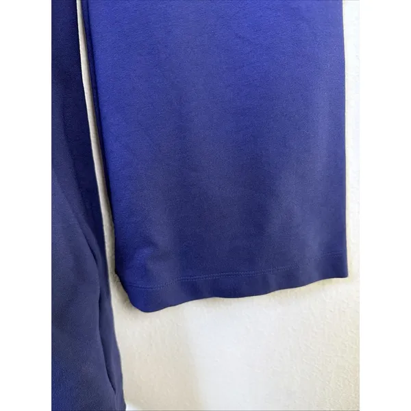 Maeve womens 1X XL Heavy Scoop Neck Mini Dress flare sleeves Blue bohemian - Image 2
