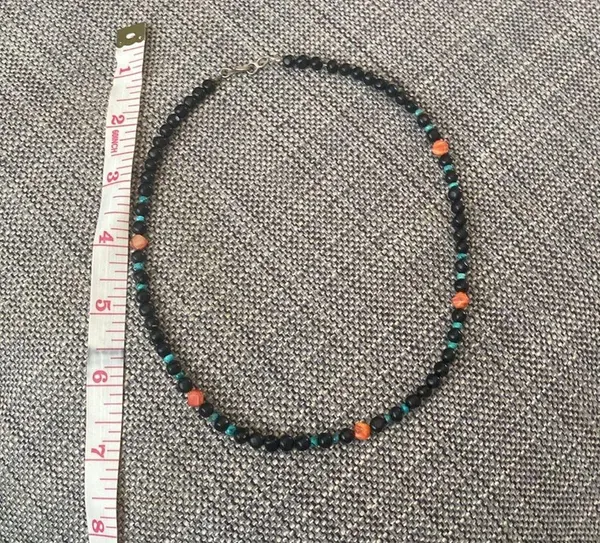 Western Inspired Seed Bead Choker plus bracelet - Image 4