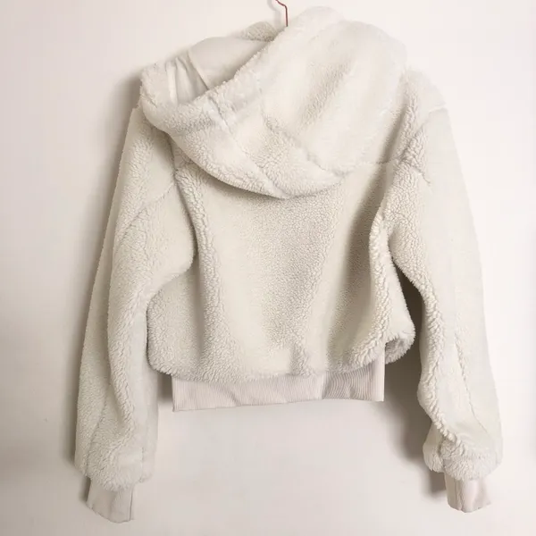 Alo Foxy Sherpa Jacket Ivory S - Image 9
