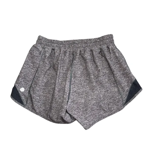 Lululemon Speed Up High-Rise Shorts Women Size 4 Gray Excellent W7ATLT - Image 2