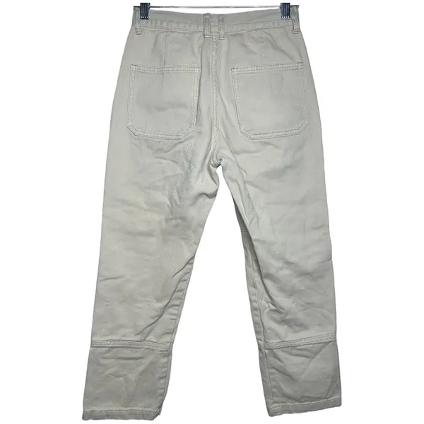 Lioness Stacey High Rise Cargo Pants Tan Beige Small - Image 9
