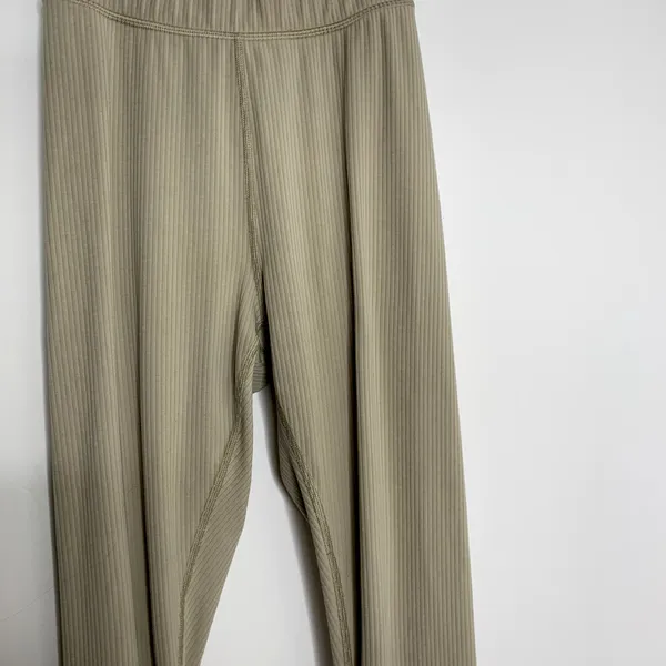 Alo Ribbed High Waist 7/8 Blissful Legging Womens Gravel Size XXS - Image 5