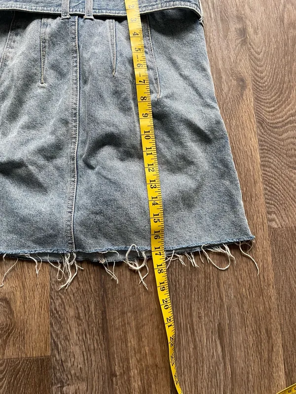 Free people denim tie skirt - Image 8