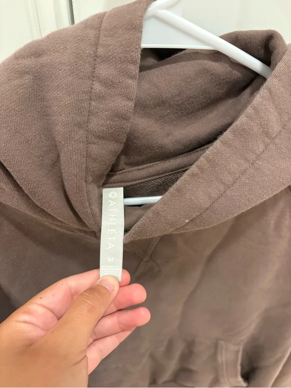 Athleta Moonrise Hoodie With Open Back Size Medium - Image 3
