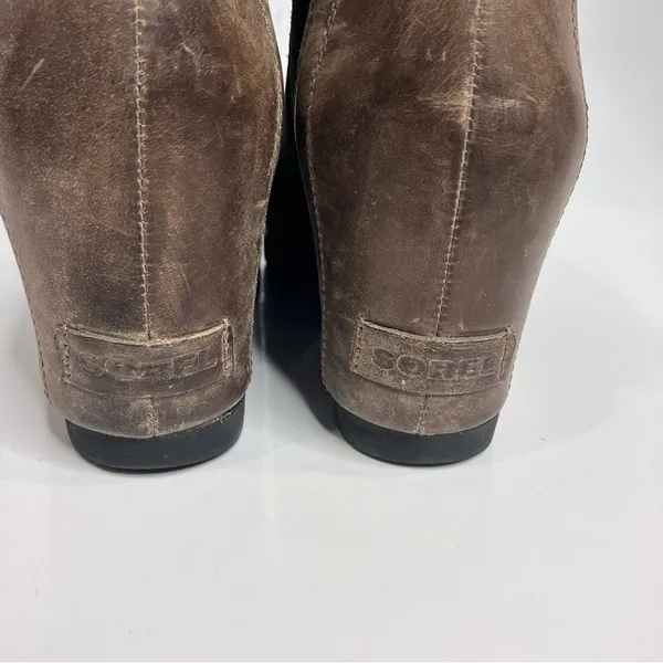 Sorel Lea Wedge Booties leather size 10‎ - Image 6