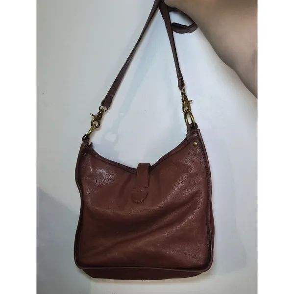Frye Brown Leather Crossbody Bag - Image 15