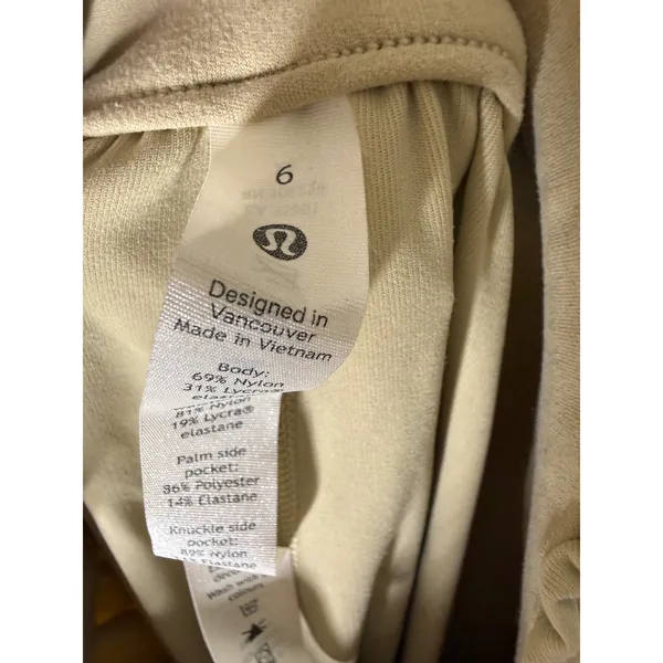 Lululemon On the Fly 7/8 Pant Luxtreme Khaki Tan Jogger Size 6 - Image 6