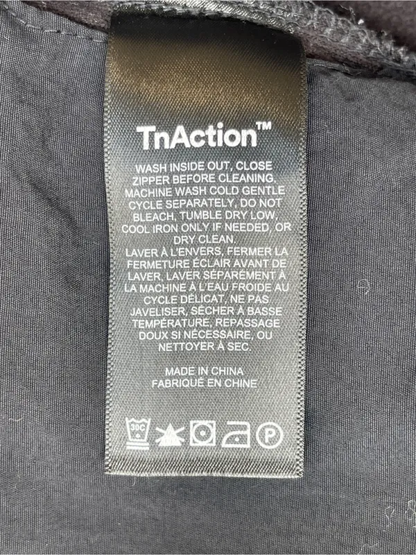 Aritzia TNAction Snoblock Polar Shred Mockneck Jacket Black minimalist fall XS - Image 12