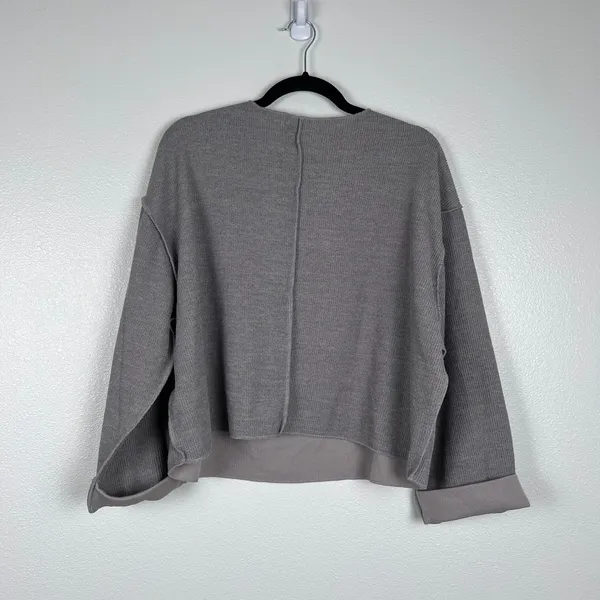 Urban Outfitter Women's Jax Inside Out‎ Oversized Sweater Grey Sz S - Image 8