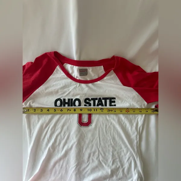 Ohio Ohio State varsity authentic apparel women’s extra large jersey Red Size XL - Image 2