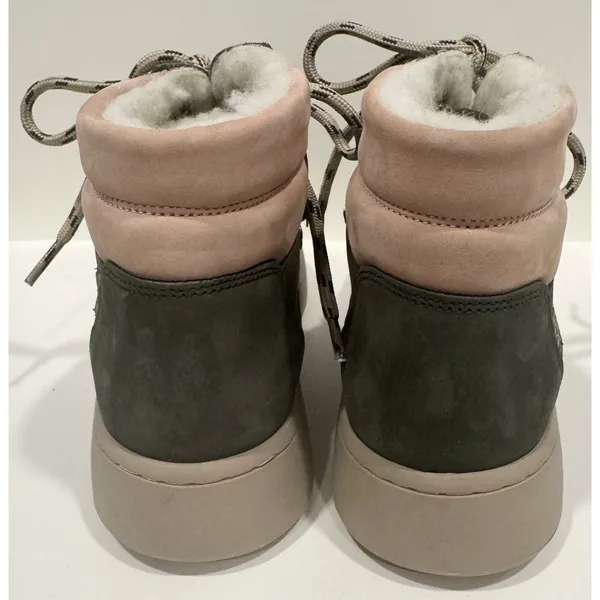 NWOT WODEN Iris Nubuck Scandinavian Sneakers Suede Fur Lined Boots Size 5.5 - Image 5