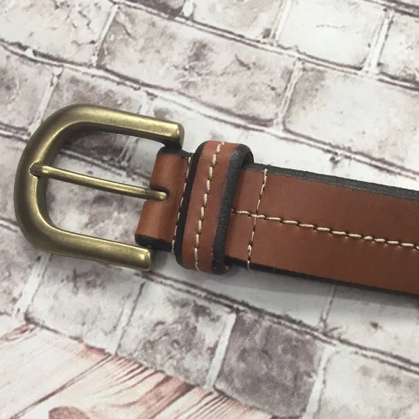 NWOT Women’s Tan Leather Belt - Image 3