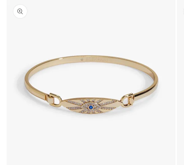 Radiant Evil Eye Tension Bangle - Image 2