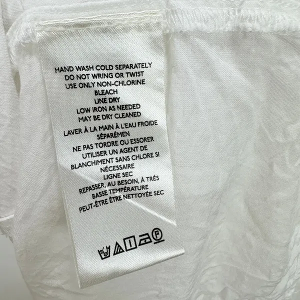 Free People String Of Hearts Maxi Dress Dress Linen Blend Ivory White Small - Image 12