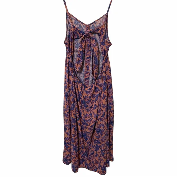 Universal Thread Boho Floral Tie-Back Midi Dress Cottagecore Garden Party XXL - Image 12