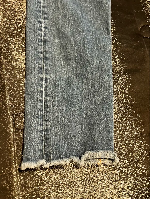 Womens 29"x25" Levi Strauss Big "E" Wedgie Straight Button Up Jeans - Image 7