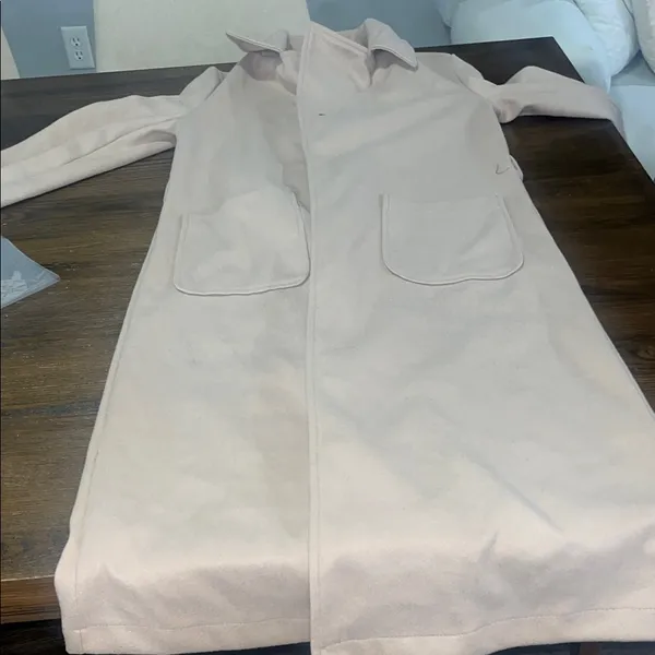 SHEIN Cream Long Coat - Image 2