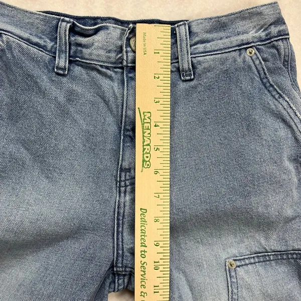 Pacsun Baggy Carpenter Jeans Light Wash Denim Women's Size 28x30‎ - Image 12