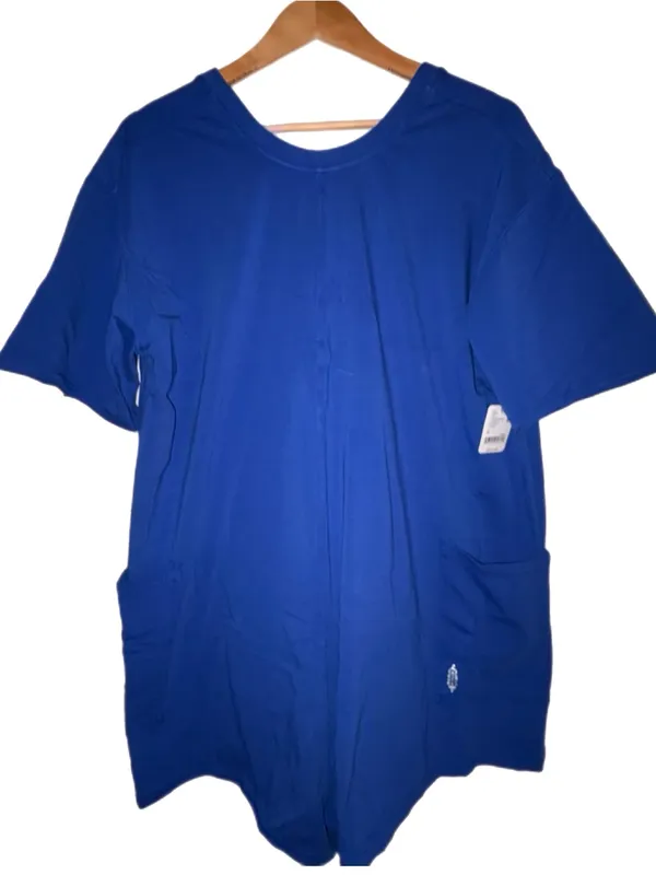 Free People Movement Hot Shot Tee Romper Electric Shock Blue New With Tag Medium - Image 2