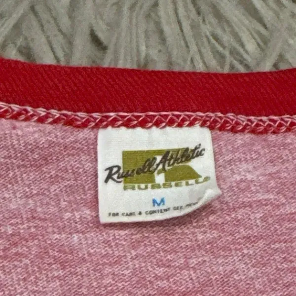 Vintage 70’s Russell single stitch track tshirt size medium - Image 2
