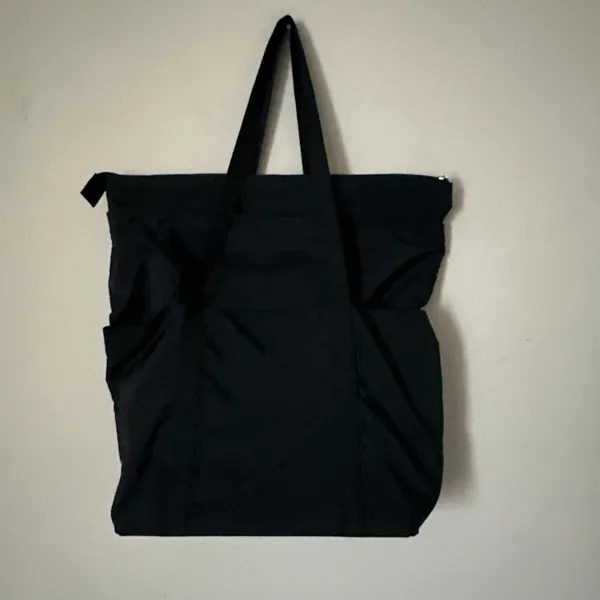 Baggallini Black Nylon Multi-Pocket Tote Bag / Travel Carryall Shoulder Bag - Image 4