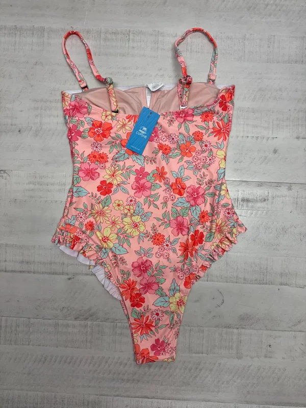 Cupshe Ditsy Floral Print V-Wire Ruffled One-Piece Swimsuit - Image 6