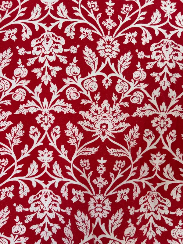 Talbots Red and White Floral Tunic Top - Image 5