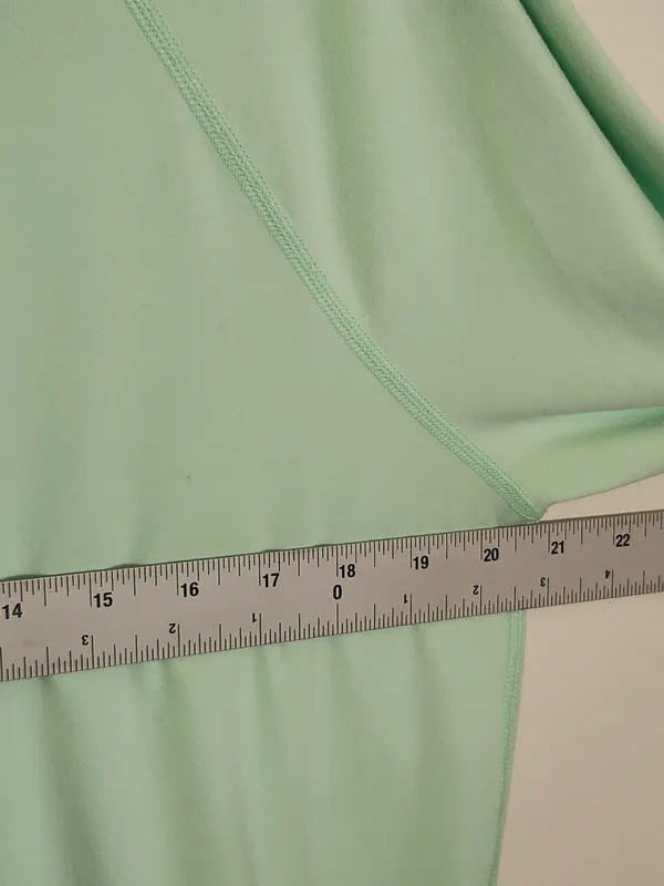 Lululemon Healthy Heart Mint Green Pullover Approx Medium to Large Flaw - Image 10