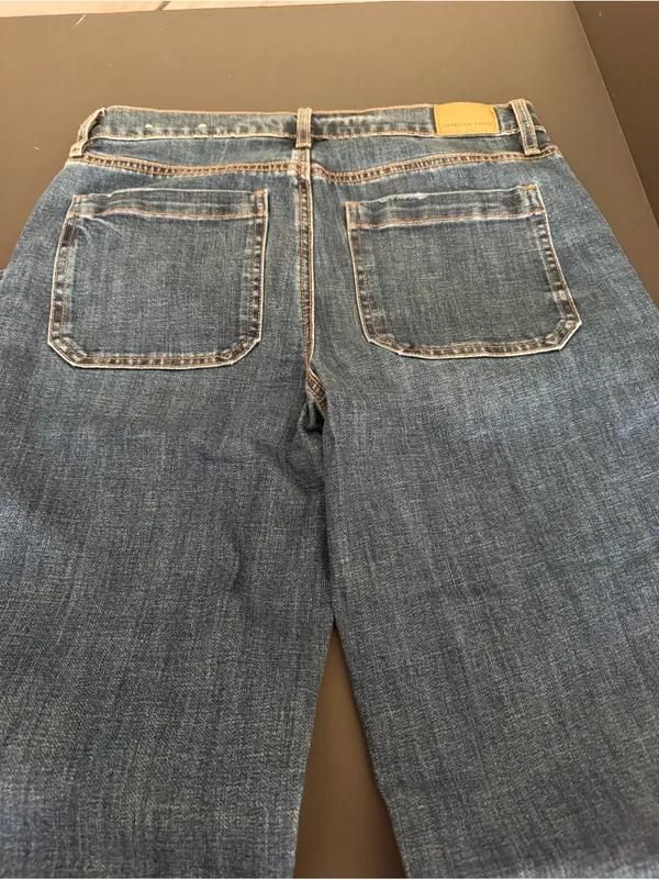 Men’s Straight Fit Dark Blue Denim Jeans - Image 2