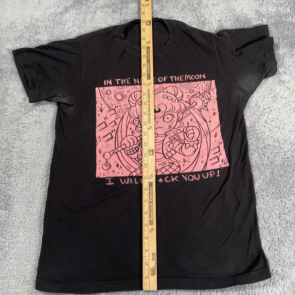 Vintage Sailor Moon T Shirt Cosplay Moon Guardian Punk Name Of The Moon F You Up - Image 5