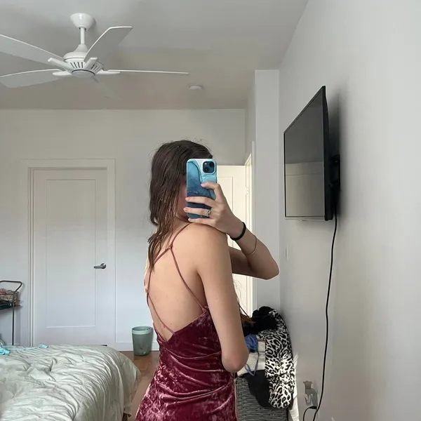 Lulus Women's Pink and White Dress - Image 2