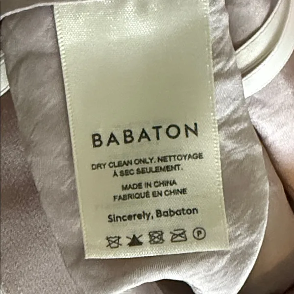 Babaton from Aritzia Size Extra Small Women's Teen Girl Champagne Satiny Skirt - Image 8