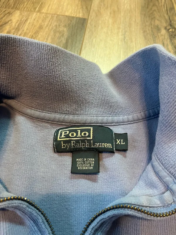 Polo Ralph Lauren Blue Quarter Zip Sweater - Image 7
