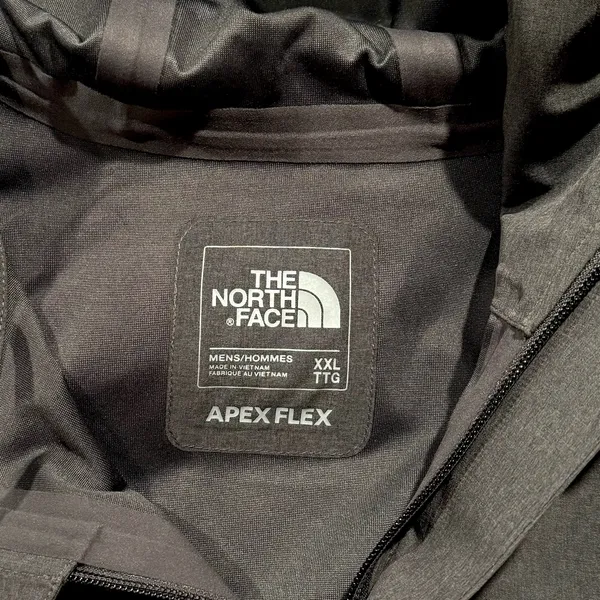 NWOT The North Face Mens Jacket Apex Flex Rain Waterproof Branded Gray XXL EK - Image 4