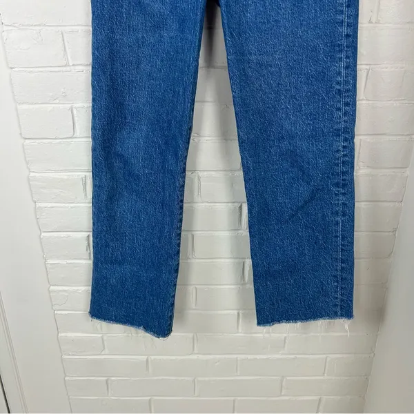 Levi’s Ribcage Straight Ankle Classic Wash Jeans Size 24 - Image 6