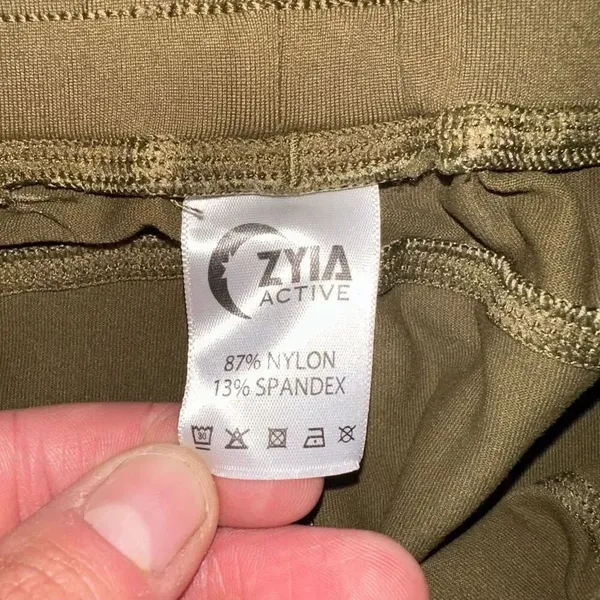 Zyia Olive trail Athleisure sporty M workout joggers - Image 4
