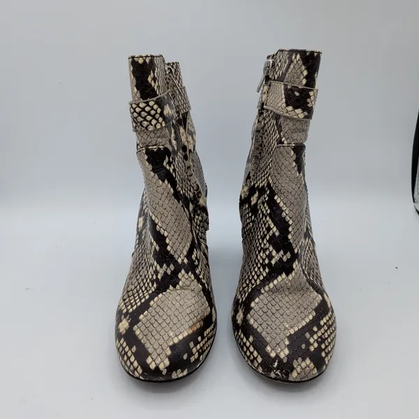 Coach Elisa Bootie FG2901 Womens‎ Snakeskin Leather Block Heel Ankle Boots 6B - Image 3