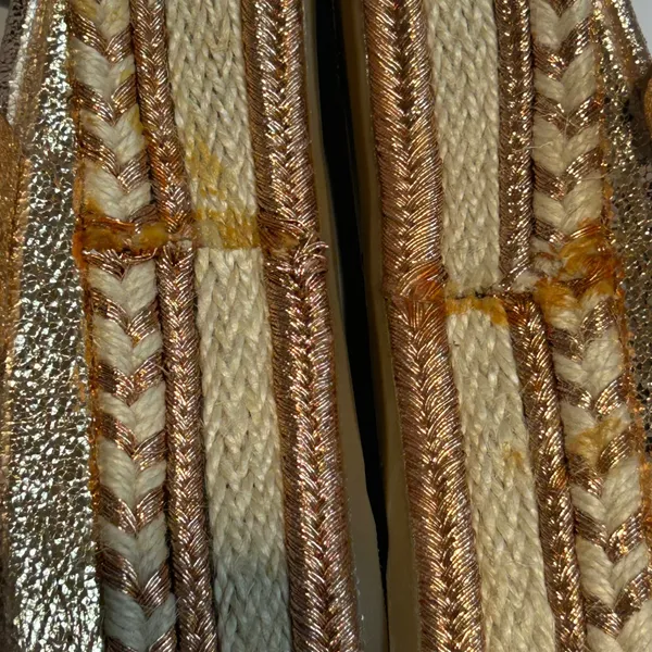 Bamboo Infinity-05M Rose Gold Metallic Espadrille Platform Wedge Sandals 8.5‎ - Image 6