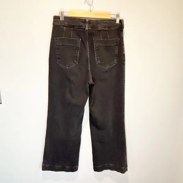 Anthropologie Pilcro Faded Black Wide Leg Jeans - size 31 - Image 2