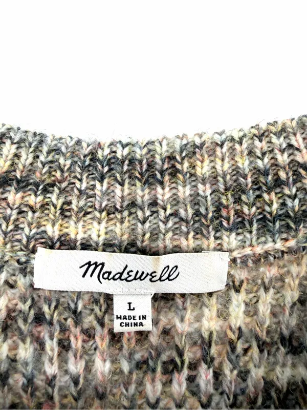 MADEWELL Space-Dyed Boulier Crewneck Sweater Classic Luxury Sleeveless Vest - Image 8
