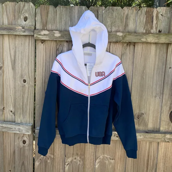 Free People American Track Zip Hoodie - Image 13