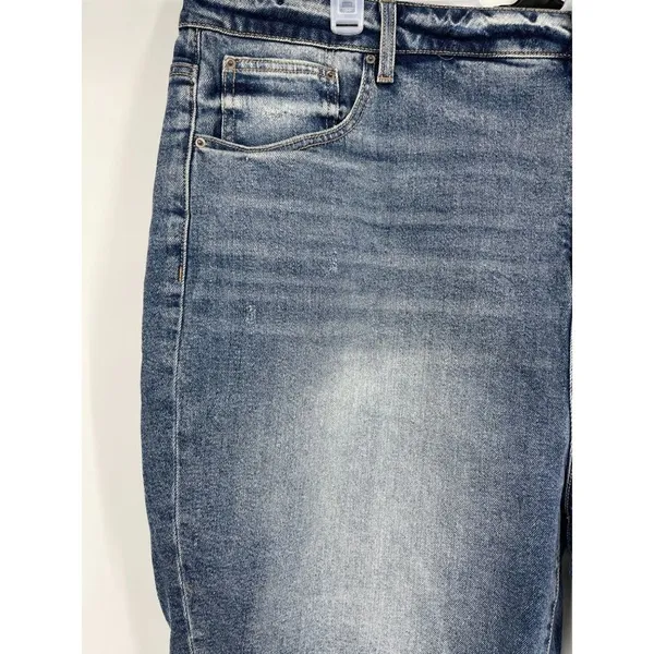 Terra & Sky Plus High Rise Blue Denim Jeans NEW Size 26W Womens Summer Vacation - Image 8