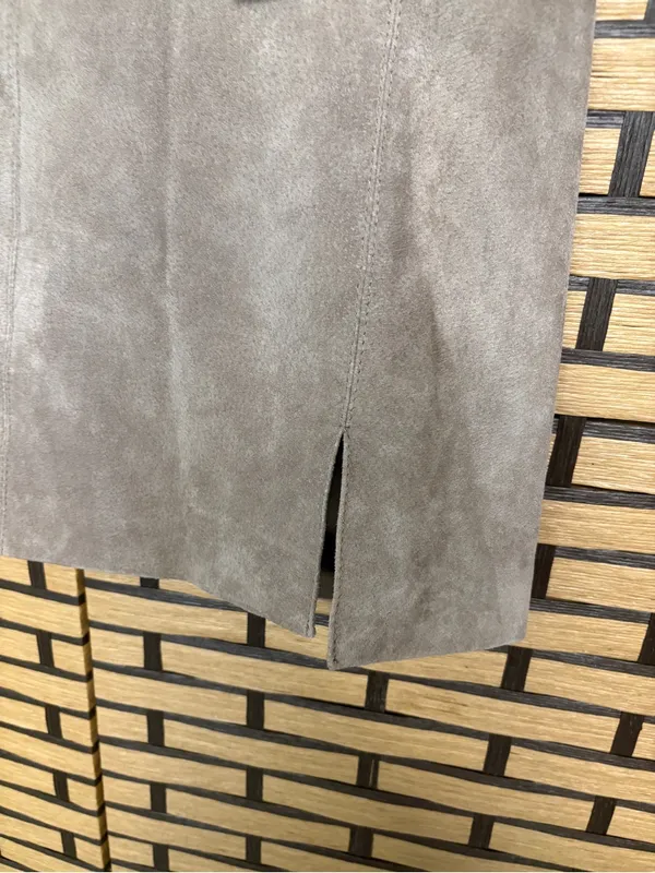 Blank nyc Tan Leather Mini Skirt Size 24 - Image 4